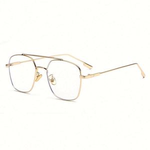 Gafas de Sol Cuadradas con Marco Metálico y Doble Barra, Protección UV400, para Hombre y Mujer, Moda 2020, Gran Venta - Product Image 5