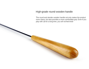 Nuovo giocattolo per gatti resistente al morso a stelo lungo filo di acciaio WindmillCat Stick giocattoli per animali domestici giocattoli CATNIP