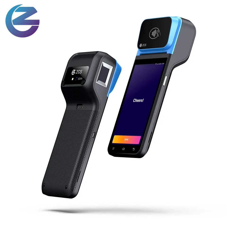 Z92 Handheld Robustes Android 12.0/13.0 POS-Gerät mit QR-Code-Scanner 4G Android POS-System mit Drucker