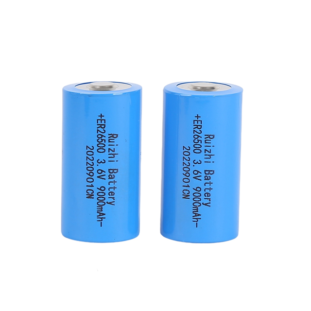 Bobbin Type ER26500 3.6V 9000mAh Li-Socl2 Primary Battery for Automatic Smart Utility Meter