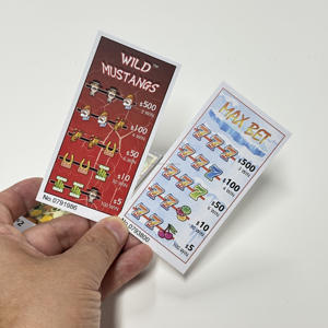 Cartes et billets à languette personnalisables avec finition vernie, choix de couleurs multiples, <span class=keywords><strong>valeur</strong></span> commerciale accrue - Product Image 2