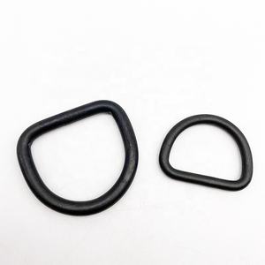 थोक पालतू सामान कुत्ते कॉलर 4*25*22mm काले स्टेनलेस स्टील 316 वेल्डेड डी अंगूठी - Product Image 5