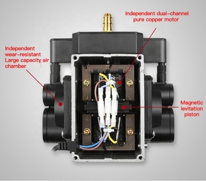 Sunsun DY pompa udara akuarium, aksesori akuarium besar ramah lingkungan kebisingan rendah meningkatkan oksigen - Product Image 3