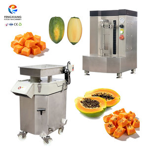 Commercial Papaya Peeling & <b>Dicing</b> Machine Automatic Fruit & Vegetable Processor SUS304 Stainless Steel 300-500kg/h Capacity - Product Image 1