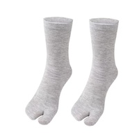 Gros Flip Flop Casual Tabi Style Orteil Fendu Geta Mèche Personnalisé Logo Chaussettes V-Bout Gros Orteil Chaussettes