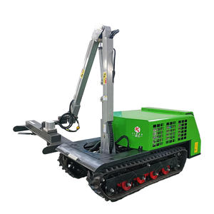 Podadora Eléctrica de Brazo Cantilever Tipo Oruga con Carga Nominal de 1750 kg, Cortasetos de Altura Ajustable para Mantenimiento de Jardines, DC72V - Product Image 1