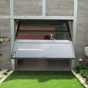 <span class=keywords><strong>Porte</strong></span> de <span class=keywords><strong>garage</strong></span> moderne inclinable personnalisée isolée <span class=keywords><strong>motorisée</strong></span> au-dessus de la tête Plaque entière en verre sans rail personnalisée - Product Image 2