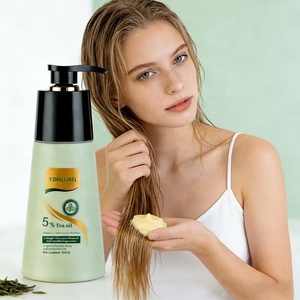 ครีมนวดผมสูตรออร์แกนิค วีแกน ผสมน้ำมันชา 5% ช่วยปรับสีผมให้กระจ่างใส 2-IN-1 ปกป้องสีผม ซ่อมแซมเส้นผม ด้วยสารสกัดจากข่าไฮโดรไลซ์ รับผลิตแบบ OEM ODM ขายส่ง - Product Image 2