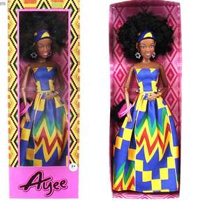 Poupées africaines noires en silicone de jouet de fille de mode de vente chaude pour des enfants avec 4 styles - Product Image 4