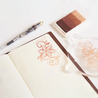 Différents modèles DIY Crafting Pattern Creative Expressions Clear Stamp Acrylique Silicone Clear Stamp Block