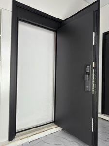 Pintu masuk keamanan logam campuran aluminium, pintu masuk Modern anti-maling untuk penggunaan luar ruangan - Product Image 4