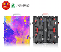 Écran LED vidéo mural de location P2.9 à haute fréquence de rafraîchissement, boîtier en aluminium moulé sous pression avec carte HUB PCB, affichage LED extérieur