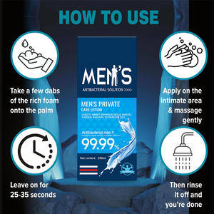 Déodorants pour soins intimes OEM Hygiene, pH équilibré, prévient les irritations et les odeurs, extrait de plantes de ginseng et d'épimédium, lavage <span class=keywords><strong>intime</strong></span> pour hommes - Product Image 2