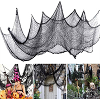 Décorations d'Halloween en gaze pour maison fantôme, chambre d'horreur, bar, boîtes de nuit et festivals