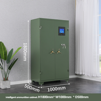 Armoire à armes en acier haute capacité pour armes longues et munitions avec serrure électrique et garantie de 6 ans
