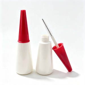 Conical Empty Eyeliner & Mascara Tube Custom Color Plastic Cosmetic <b>Bottle</b> with <b>Brush</b> ABS Eyelash Container Makeup Packaging - Product Image 5