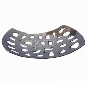 Meilleures ventes Dessous de plat de cuisine en métal moulé d'aluminium Poêle chaude argentée moderne et élégante - Product Image 4