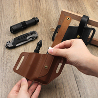 Étui de ceinture tactique multifonctionnel en PU pliable pour couteau EDC, lampe de poche et outils – Idéal pour le camping en extérieur (vente en gros)
