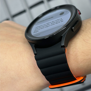 RYB สายสำหรับ <span class=keywords><strong>Galaxy</strong></span> Watch 5/4,สายรัดสำรองซิลิโคนแม่เหล็กขนาด40มม. 44มม. สำหรับ Samsung <span class=keywords><strong>Galaxy</strong></span> <span class=keywords><strong>Watch5</strong></span> <span class=keywords><strong>Pro</strong></span> 45มม. - Product Image 5