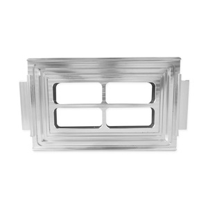 Pièce en acier inoxydable usinée CNC, disque avant, taille personnalisable, composant de machine de fraisage métallique - Product Image 1