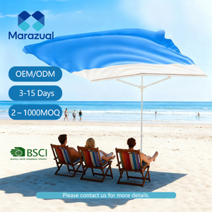 Tenda da Spiaggia a Montaggio Rapido con Protezione UV, Riparo Solare Portatile in Alluminio con Rete per Campeggio in Tutte le Stagioni - Product Image 1