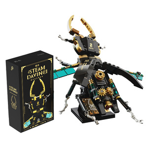 Tuomu T7002 & T7003 Công Nghệ Mới Cú Hơi Nước Nai Động Vật Côn Trùng Robot Mô Hình Đồ Chơi Gạch Quà Tặng Trẻ Em Trẻ Em MOC Xây Dựng Khối - Product Image 1
