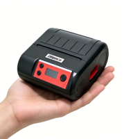 Imprimante thermique de reçus portable mini 3 pouces 80 mm 58 mm BT IOS, imprimante de codes-barres, imprimante mobile Android, batterie 2000 mAh, 203DIP