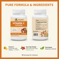 Capsules de vitamine C OEM pour le soutien immunitaire, la synthèse du collagène, antioxydant, complément alimentaire, marque privée