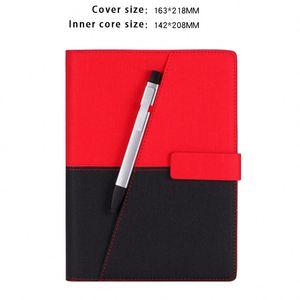 Libreta A5 Personalizada de Doble Color con Bolígrafo, Libretas Retro para Negocios con Logotipo Personalizado Impreso - Product Image 3