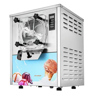 Máquina de sorvete comercial automática lote de iogurte congelado, máquina de sorvete comercial para negócios