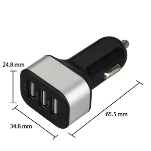 <span class=keywords><strong>Chargeur</strong></span> de téléphone portable de voiture Charge <span class=keywords><strong>rapide</strong></span> 3 Ports Multi USB <span class=keywords><strong>chargeur</strong></span> de voiture adaptateur de Charge pour iPhone <span class=keywords><strong>Xiaomi</strong></span> Samsung téléphone portable - Product Image 4