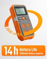 Detector de Gas Portátil Cuatro en Uno Aikesi para H2S, CO, LEL y O2 con Alarmas Visuales y Audibles por Vibración (Personalización OEM Disponible)