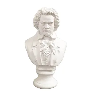 Hand geschnitzte Beethoven-Büsten statue mit niedrigem Preis