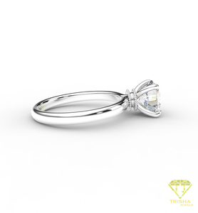 Anillo de Compromiso de Moissanita al por Mayor para Joyería Nupcial, Celebraciones de Boda y Regalos, Disponible al Mejor Precio - Product Image 3