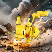 Kits de Ladrillos MOC de Creatividad de Películas de Anime, Contenedor de Ladrillos DIY, Juguetes de Bloques de Construcción para Niños MOC1781