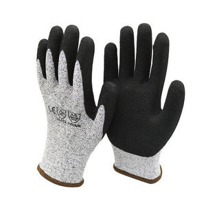 Logotipo Personalizado PU Luvas Anti Corte Nivel 5 De Construcao Cortar Luvas Resistentes PU Gants Anti-cuting Niveau 5 - Product Image 4