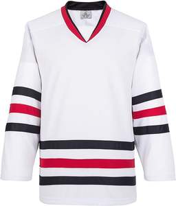 Camiseta de Hockey sobre Hielo Personalizada, Transpirable, de Malla, Sublimada, con Logotipo Personalizado, Totalmente Personalizable, para Práctica de Equipo - Product Image 5