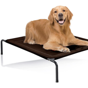 Cama elevada reforzada para mascotas con patas de tubo de hierro, cama ligera M ~ XL con malla Teslin duradera y transpirable - Product Image 2