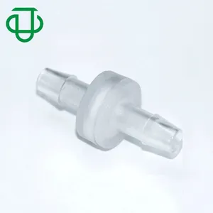 JU Small In-Line Filter 1/4" 6.4mm Hose Barb Plastic Mesh Water Purifier Filter With Stainless Steel Screen or HDPE Fiber