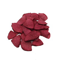 Chips de radis rouge frits sous vide sains et croustillants