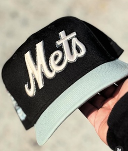 Nón kết thể thao nam 6 mảnh thêu logo tùy chỉnh, bán buôn, kiểu dáng hip hop, mũ <span class=keywords><strong>snapback</strong></span> trơn - Product Image 5