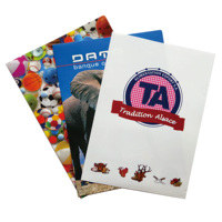 Carpeta de Archivos de Plástico PP con Logotipo Personalizado, Impresión a Todo Color, Tamaño Carta A4 en Forma de L
