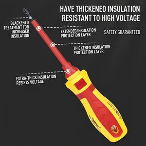 Ruike Insulated <b>Screwdriver</b> Set 7690/13PC Multi-bit Cross Phillips Industrial Grade Tool Kit - Product Image 3