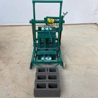 Machine pour la fabrication de briques de béton massif, Machine pour la fabrication de blocs de ciment, petite entreprise, économique