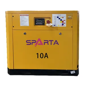 Compressore d'aria a vite industriale 10HP 40 cfm 116 psi a velocità fissa per sabbiatura