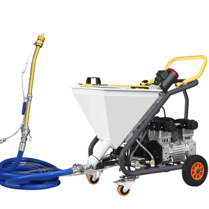 NOUVELLE machine à pulvériser électrique multifonctionnelle sans balais pour enduit polyuréthane, revêtement imperméable, peinture effet pierre, coulis <span class=keywords><strong>de</strong></span> ciment et <span class=keywords><strong>mortier</strong></span> - Product Image 5