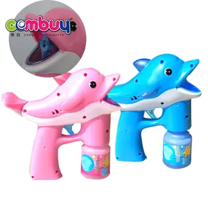 Hot Sale Kartun Dolphin Mainan Listrik Gelembung Sabun Pistol Air