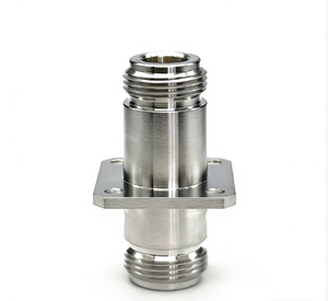 מחבר קואקסיאלי מסוג N-KFKB1, נקבה לנקבה, עם 4 חורים להרכבה על פלאנג, מתאם פינים לתדר גבוה, בסיס למיקרוגל - Product Image 4