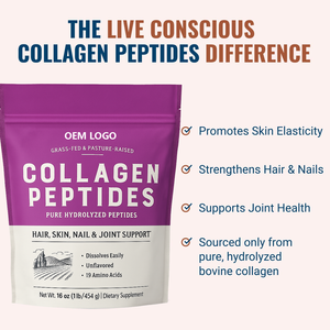 Bebida de Colágeno en Polvo con Biotina, Vitamina C y Ácido Hialurónico para Aclarar la Piel - Product Image 3