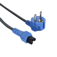 Câble d'alimentation Europlug vers IEC C5 Cloverleaf AC 250V 16A certifié VDE H05VV-F pour adaptateur d'ordinateur portable et chargeur de notebook